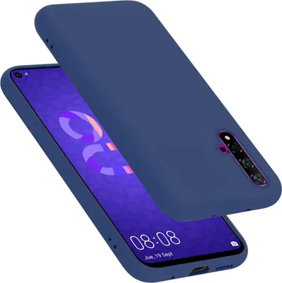 Produktbild von Cadorabo Schutzhülle für Honor 20 / 20S / Huawei NOVA 5T Hülle in Blau Handyhülle Case Cover TPU Etui