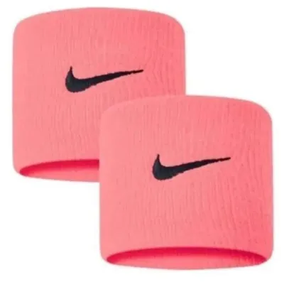 Produktbild von Nike Swoosh Wristbands 4106 677 Pink Gaze/Oil Grey -