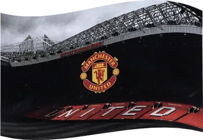 Produktbild von Manchester United FC - Vlajka "Old Trafford" TA12207 (91 cm x 152 cm) (černá/červená/žlutá)