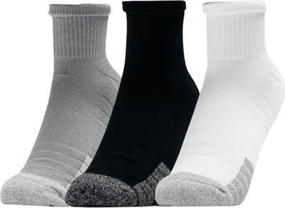Produktbild von Under Armour Ua Heatgear Quarter Socken 3er-Pack - Grau 1353262-035__XL