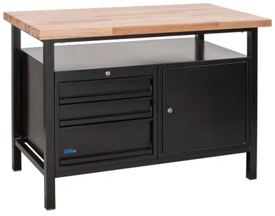 Produktbild von Werkstatttisch P 1200 SLT Black Line