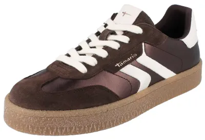 Productafbeelding van Tamaris sportbalschoenen met vormvaste zool, modieus in bruin, maat 39