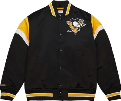 Produktbild von M&N Heavyweight Satin Jacke NHL Pittsburgh Penguins - M