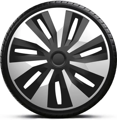 Produktbild von Radkappen Radzierblenden SATZ (4Stück) 16 Zoll ORION VAN SILVER BLACK Z461190