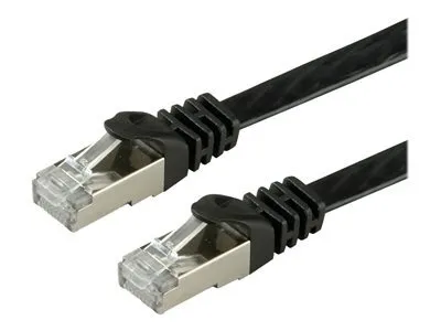 Image de Câble réseau VALUE, connecteur RJ-45, Cat.6, FTP, plat, 1 mètre