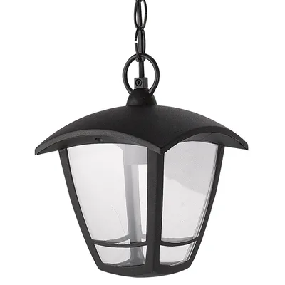 Produktbild von Ecolite SMD-LED-Außenpendelleuchte, 8 W, 400 lm, 3500 K, IP44, schwarz, ZGL001B-ZAV