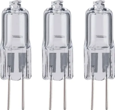 Productafbeelding van 3 x näve Halogen Leuchtmittel Stiftsockellampe 5W G4 24V klar warmweiß dimmbar für Ultraschallvernebler