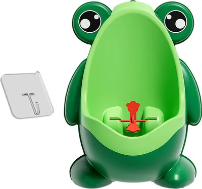 Produktbild von Urinal für das Pinkeln von Jungen in Froschform, großes Fassungsvermögen, Kleinkind-Stehurinal, hygienisches Töpfchentrainingsgerät
