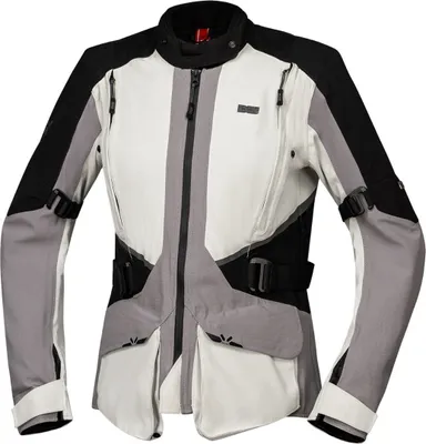 Produktbild von IXS Tourster-STX 1.0 wasserdichte Damen Motorrad Textiljacke, hellgrau, 5XL