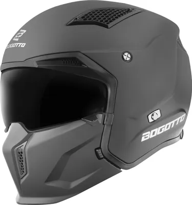 Produktbild von Bogotto Radic 22.06 Helm, schwarz matt, S