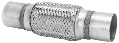 Obrázek produktu pro Nerezová výfuková hadice 57 × 250 mm, dvojitě opletená, stříbrná, pro terénní vozy