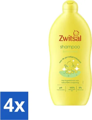 Zdjęcie produktu dla Zwitsal - Szampon - Łagodny - Do codziennego stosowania - 700 ml - Value pack - 4 szt