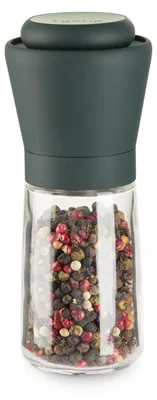 Glas-Salz- und Pfeffermühle, 115 ml, grün, umgekehrtes Design