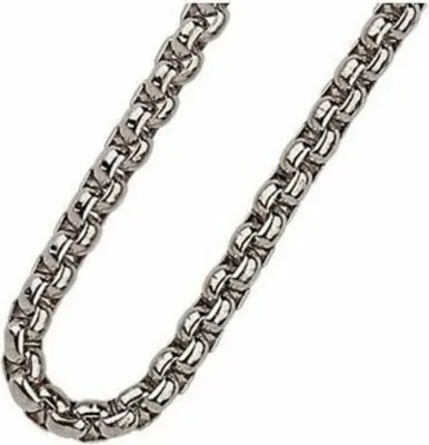 Produktbild von Halskette 50 cm - Edelstahl - Venezianer - silber