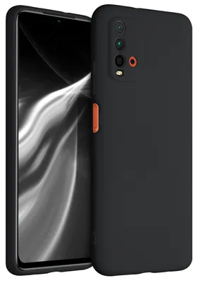 Produktbild von kwmobile Handyhülle für Xiaomi Redmi 9T Hülle - TPU Case - Kabelloses Laden - Schutzhülle Cover in Schwarz matt