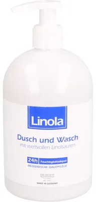 Immagine prodotto di Linola doccia e lavaggio con dispenser 500 ml