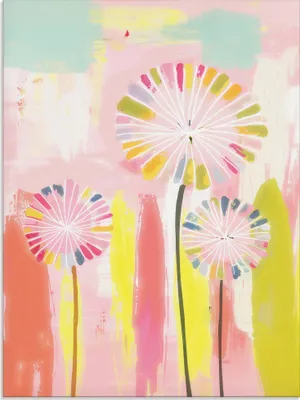 Produktbild von ARTland Glasbild Träume in Pastel Größe: 45x60 cm