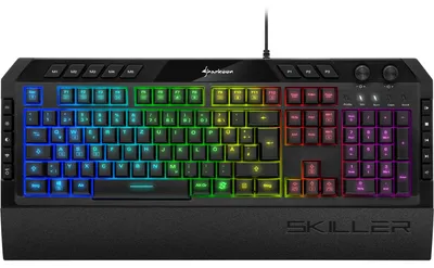 Produktbild von Sharkoon Skiller SGK5, Kabelgebunden, USB, Mechanischer Switch, QWERTZ, RGB-LED, Schwarz