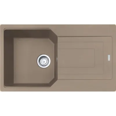 Immagine prodotto di FRANKE URBAN UBG 611-86 lavello in CASHMERE con manopola eccentrica in acciaio inox / dimensioni del foro 840 x 480 mm R15 / lavello in granito