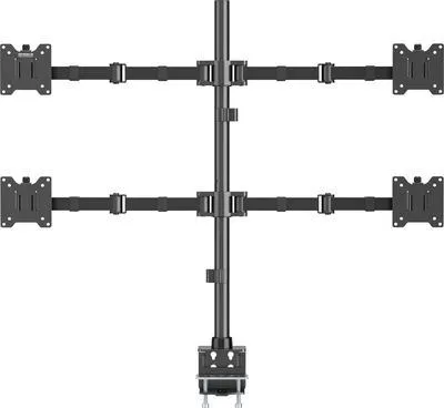 Produktbild von SpeaKa Professional SP-MM-541 4fach Monitor-Tischhalterung 43.2 cm 17" - 88.9 35" Schwarz (SP-13383188)