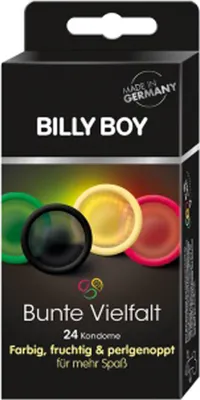 Produktbild von Billy Boy 11134414 Bunte Vielfalt Kondome Mix 24er Pack