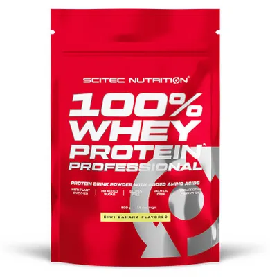 Image de Whey protéine - Scitec Nutrition - 100% WHEY PROFESSIONAL (500G) - Saveur Kiwi Banane