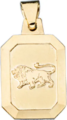 Produktbild von JOBO Anhänger Sternzeichen Löwe 333 Gold Gelbgold teilmattiert