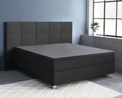 Immagine prodotto di Primaviera Deluxe Primaviera Deluxe Satin - Lenzuolo con topper - 160 x 220 - Antracite