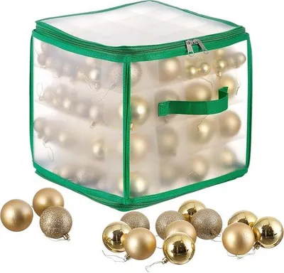 Produktbild von Kerstballen-Opbergsystem aus Kunststoff
