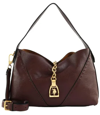 Immagine prodotto di U.S. POLO ASSN. borsa a tracolla borsa a tracolla Helcho Hobo Bag Dark Brown marrone scuro