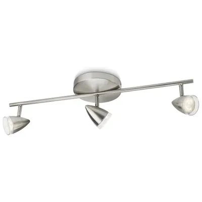 Produktbild von Philips myLiving MAPLE LED-Spot matt verchromt, Nicht austauschbare(s) Leuchtmittel, 3 Glühbirne(n), LED, 2700 K, 220-240 V, Chrom