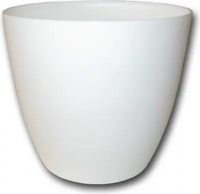 Produktbild von Ella Lesk dekorativer Blumentopf, Weiß – Durchmesser: 9 cm