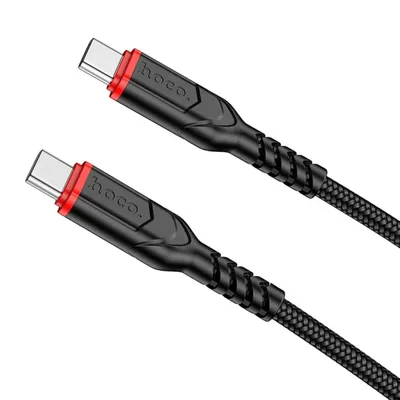 Produktbild von HOCO Ladekabel / Datenkabel Typ C zu Typ C PD 60W VICTORY X59 2m schwarz