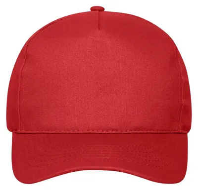 Image de Myrtle Beach - Casquette « Bio » 5 panneaux LT2923 (taille unique) (rouge)