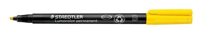 Zdjęcie produktu dla STAEDTLER® 314-1 Pisak do folii Lumocolor perm B żółty