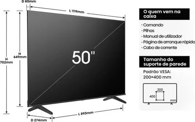 Produktbild von Hisense 50A6N