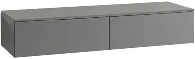 Immagine prodotto di CERANO - Mobile da bagno per lavabi da appoggio Noira - grigio opaco - 150x28x48 cm