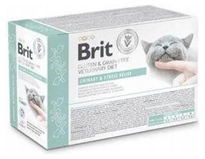 Immagine prodotto di Brit VD Cat Pouch filetti in Gravy Urinary+Stres12x85g