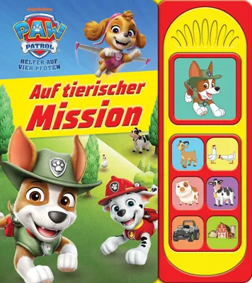 Produktbild von PAW Patrol - Auf tierischer Mission - Soundbuch - Pappbilderbuch mit 7 Geräuschen