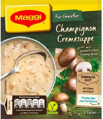 Produktbild von Maggi Für Genießer Champignon Cremesuppe fein und cremig 51g