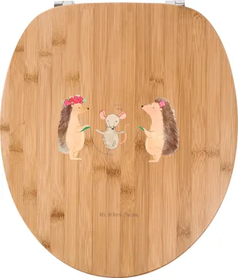 Produktbild von Mr. & Mrs. Panda Klodeckel Igel Seilhüpfen - Transparent - Geschenk, Kinder, Kindergarten, Klobrille, Lustige Sprüche, Maus, WC Deckel, Brille, Sitz, Seilspringen, klo