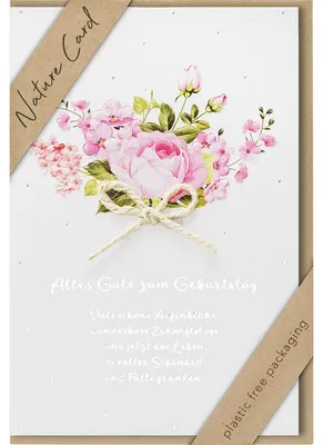 Produktbild von bsb 693026-2 Geburtstagskarte - Natur Card, inkl. Umschlag