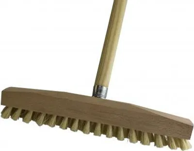 Produktbild von Bodenwischer Holz 30cm mit Holzstiel