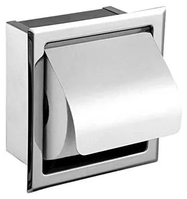 Immagine prodotto di Portarotolo da incasso in acciaio inossidabile per bagno