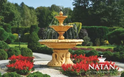 Produktbild von Zierbrunnen Springbrunnen Skulptur Brunnen Dekoration Garten Fontaine ITALIA
