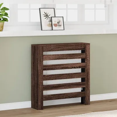 Produktbild von Heizkörperverkleidung Eichen-Optik 78x20x82 cm Holzwerkstoff - Klima- & Heizgeräte Zubehör CC31116