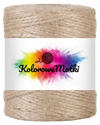 Obrázek produktu pro KoloroweMotki Jutový provázek na škrabadlo 5mm 100m