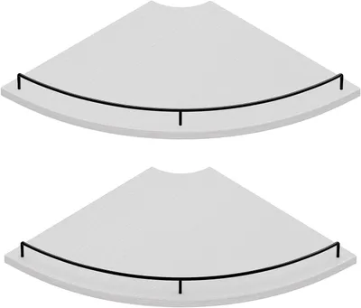 Immagine prodotto di Scaffale angolare da parete, a 2 ripiani, 30 cm, in legno, per la cucina