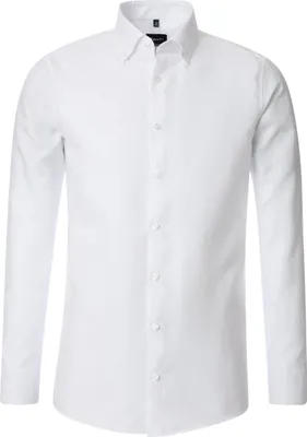 Produktbild von VENTI Herren Businesshemd Langarm Button-Down Modern-Fit Weiß 39