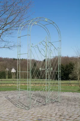 Produktbild von TPFGarden Rosenbogen mit Tor Melia antik-grün